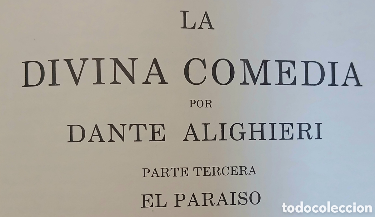 Libros de segunda mano: La divina comedia por Dante Alighieri - Foto 14