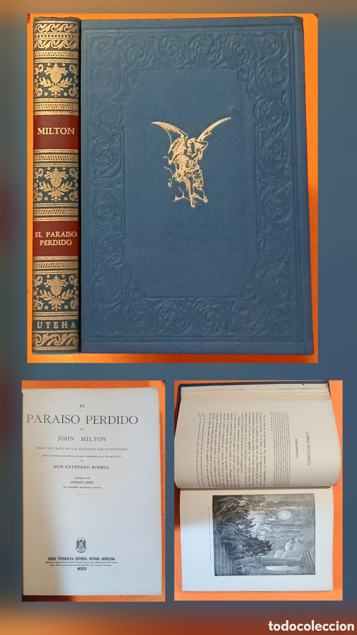 Libros de segunda mano: El paraiso perdido de John Milton - Foto 1
