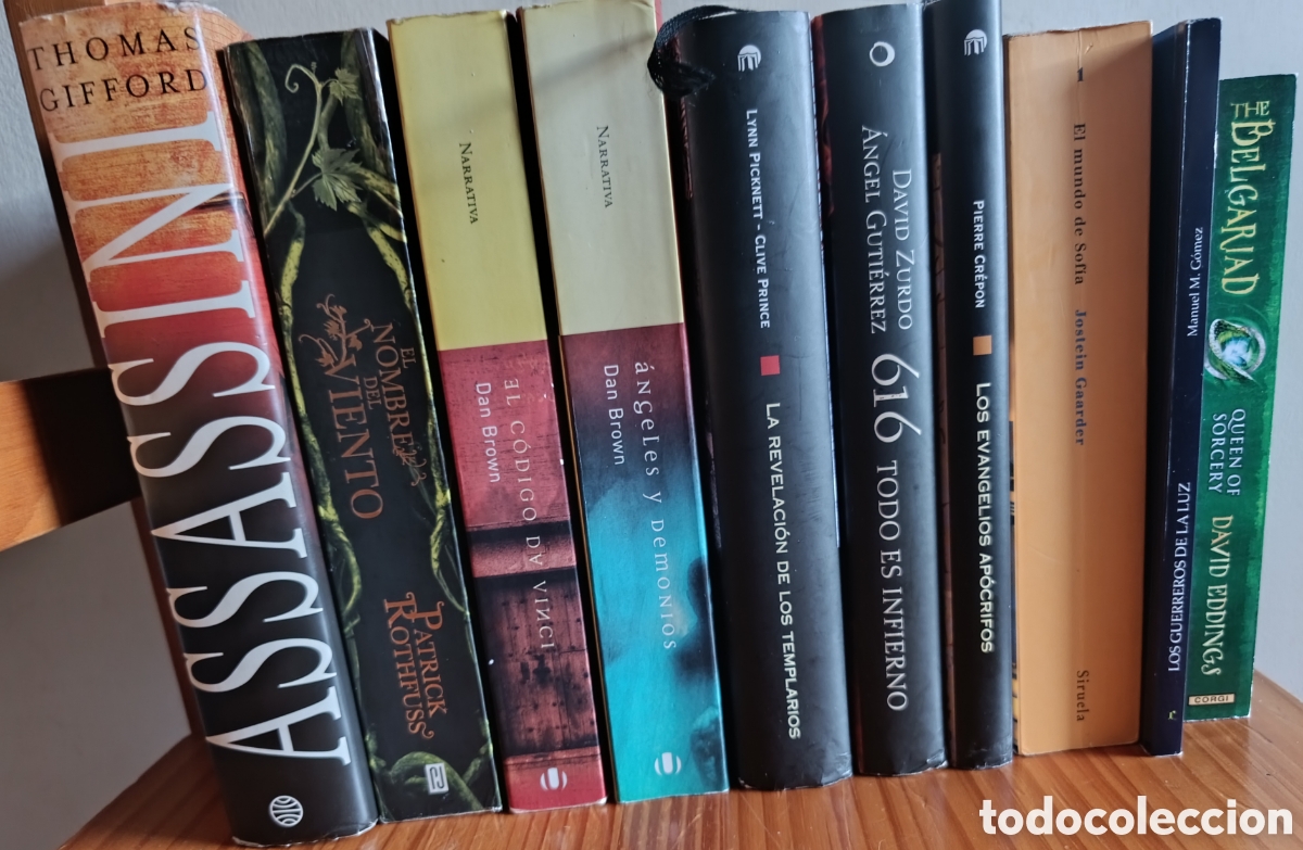 Second hand books: LOTE 10 LIBROS &ndash; Thriller, fantas&iacute;a y misterio (4 pasta dura)