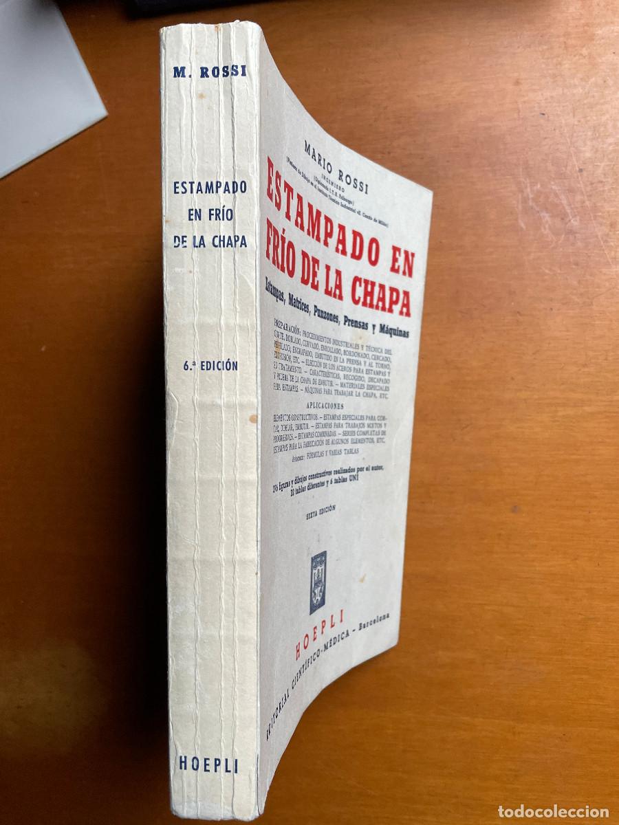 Libros de segunda mano: Estampado en fr&iacute;o de la chapa (Mario Rossi) 1961 - Foto 2