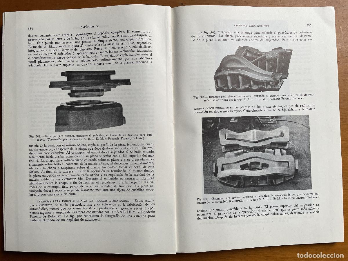 Libros de segunda mano: Estampado en fr&iacute;o de la chapa (Mario Rossi) 1961 - Foto 7