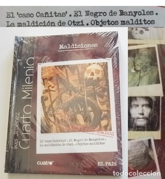 Libros de segunda mano: DVD LIBRO MALDICIONES PRECINT. CUARTO MILENIO IKER JIM&Eacute;NEZ MISTERIO OBJETOS MALDITOS OTZI NEGRO DE B