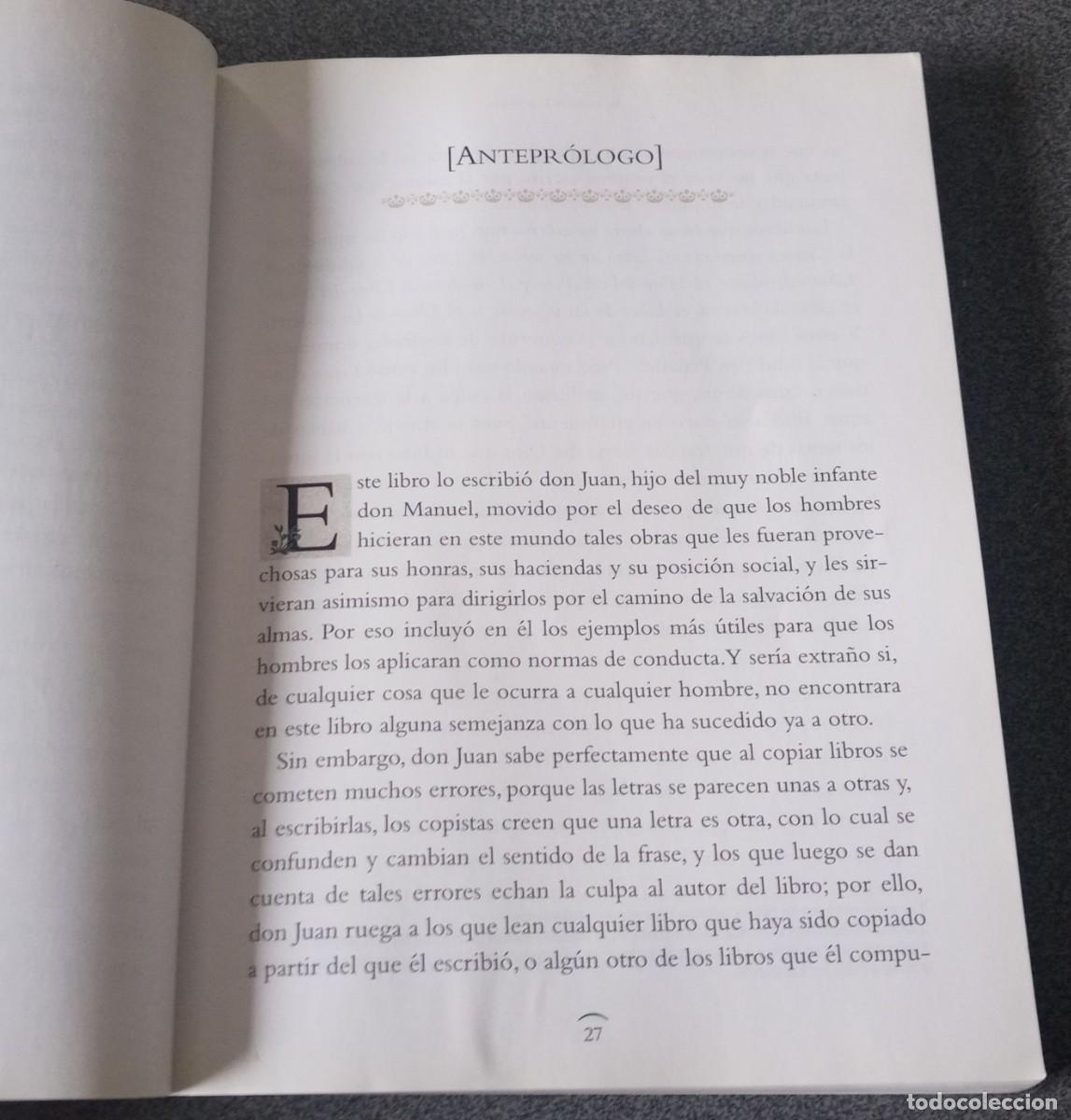 Libros de segunda mano: El Conde Lucanor Don Juan Manuel - Foto 7