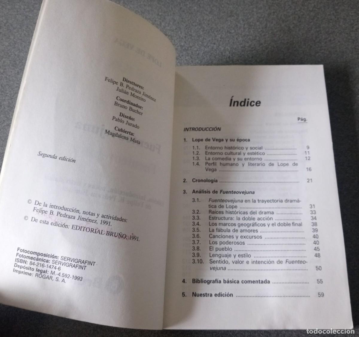 Libros de segunda mano: Fuenteovejuna Lope De Vega - Foto 4