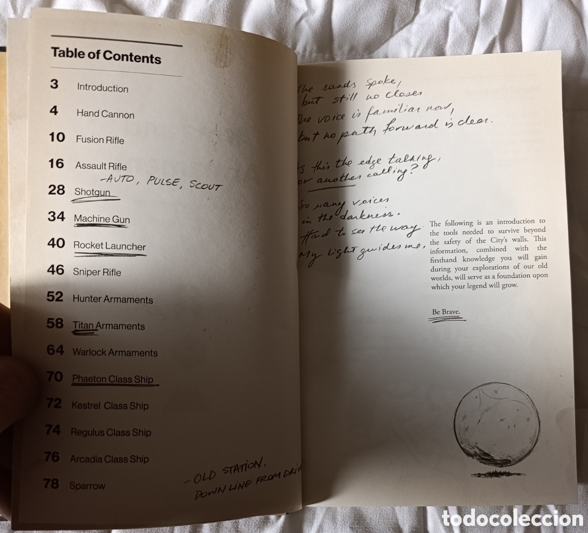 Libros de segunda mano: Destiny &ndash; Arms and Armament Limited Edition (2014) completo &ndash; Libro + Mapa + Postales - Foto 13