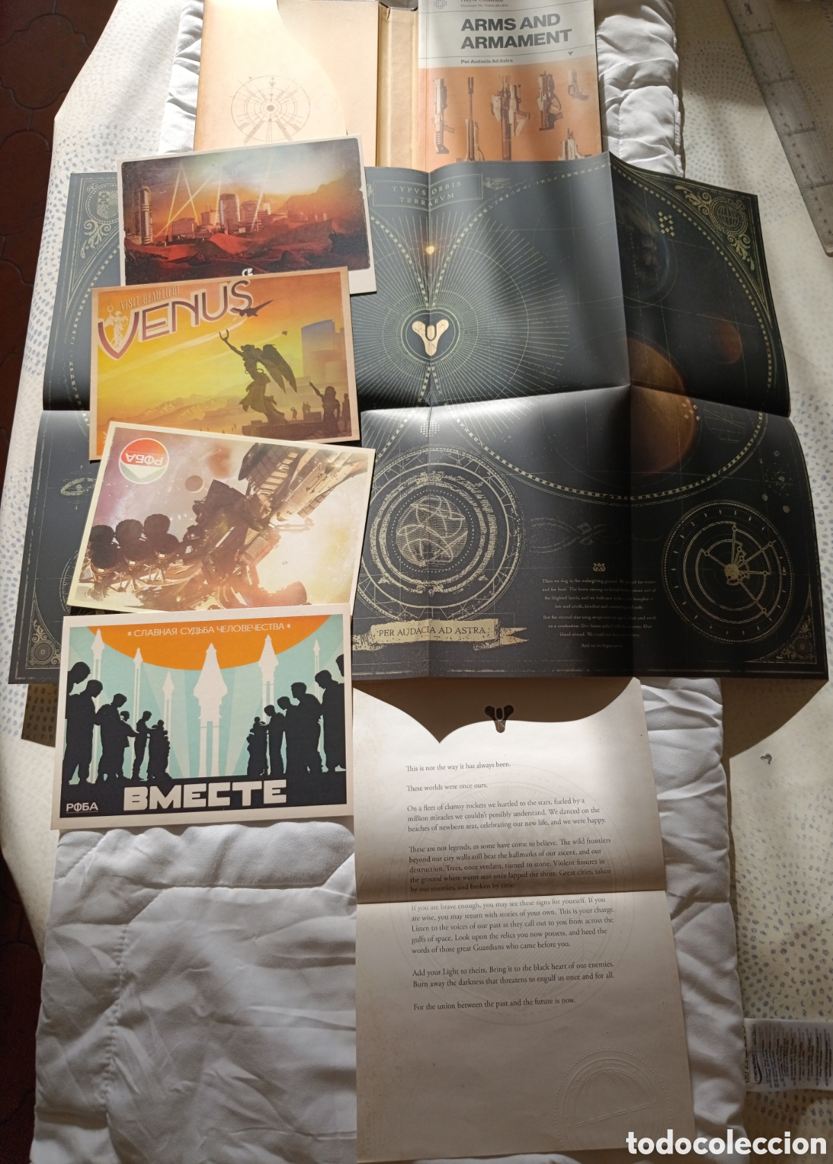 Libros de segunda mano: Destiny &ndash; Arms and Armament Limited Edition (2014) completo &ndash; Libro + Mapa + Postales - Foto 20