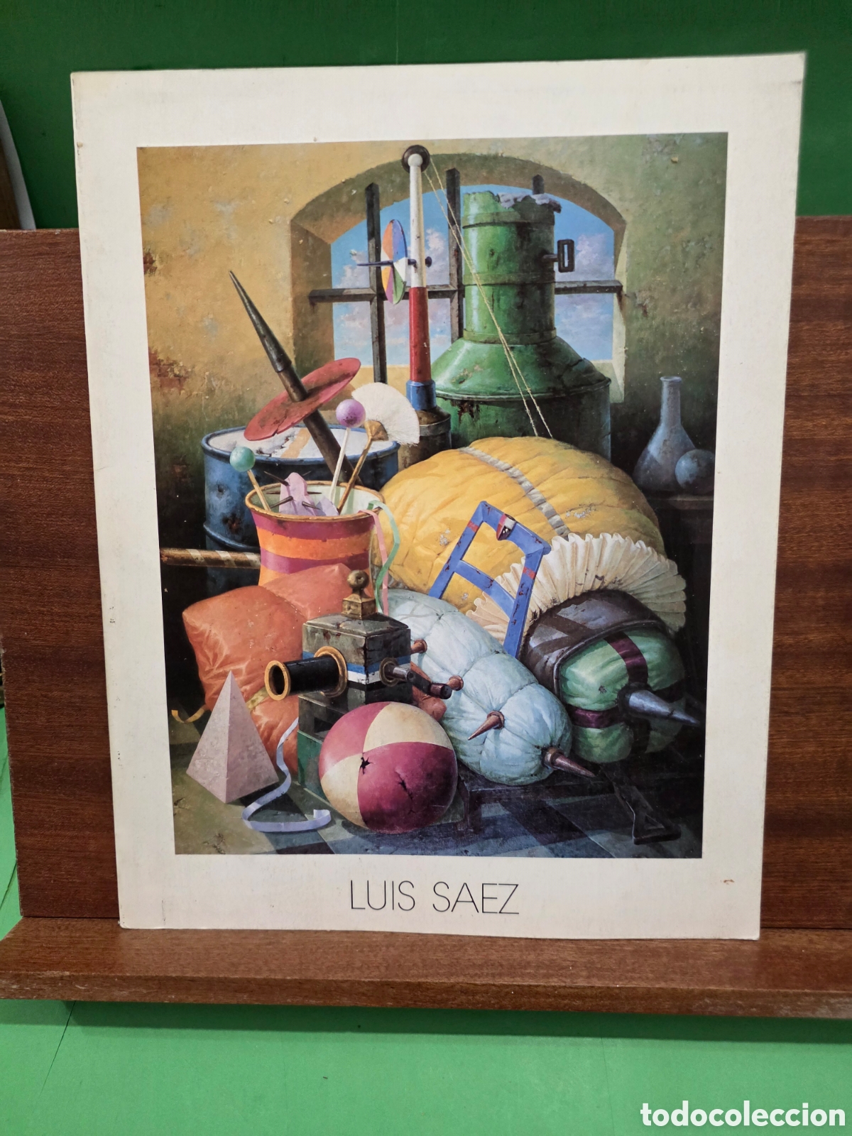 Libros de segunda mano: CAT&Aacute;LOGO DE LA EXPOSICI&Oacute;N...&rdquo;&rdquo;LUIS SAEZ&rdquo;&rdquo;...PINTURAS...BURGOS...1988...