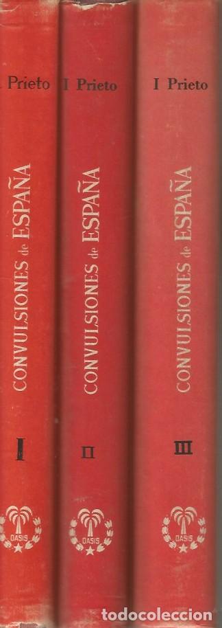 Libros de segunda mano: CONVULSIONES DE ESPA&Ntilde;A-3 VOLUMENES-INDALECIO PRIETO - Foto 1