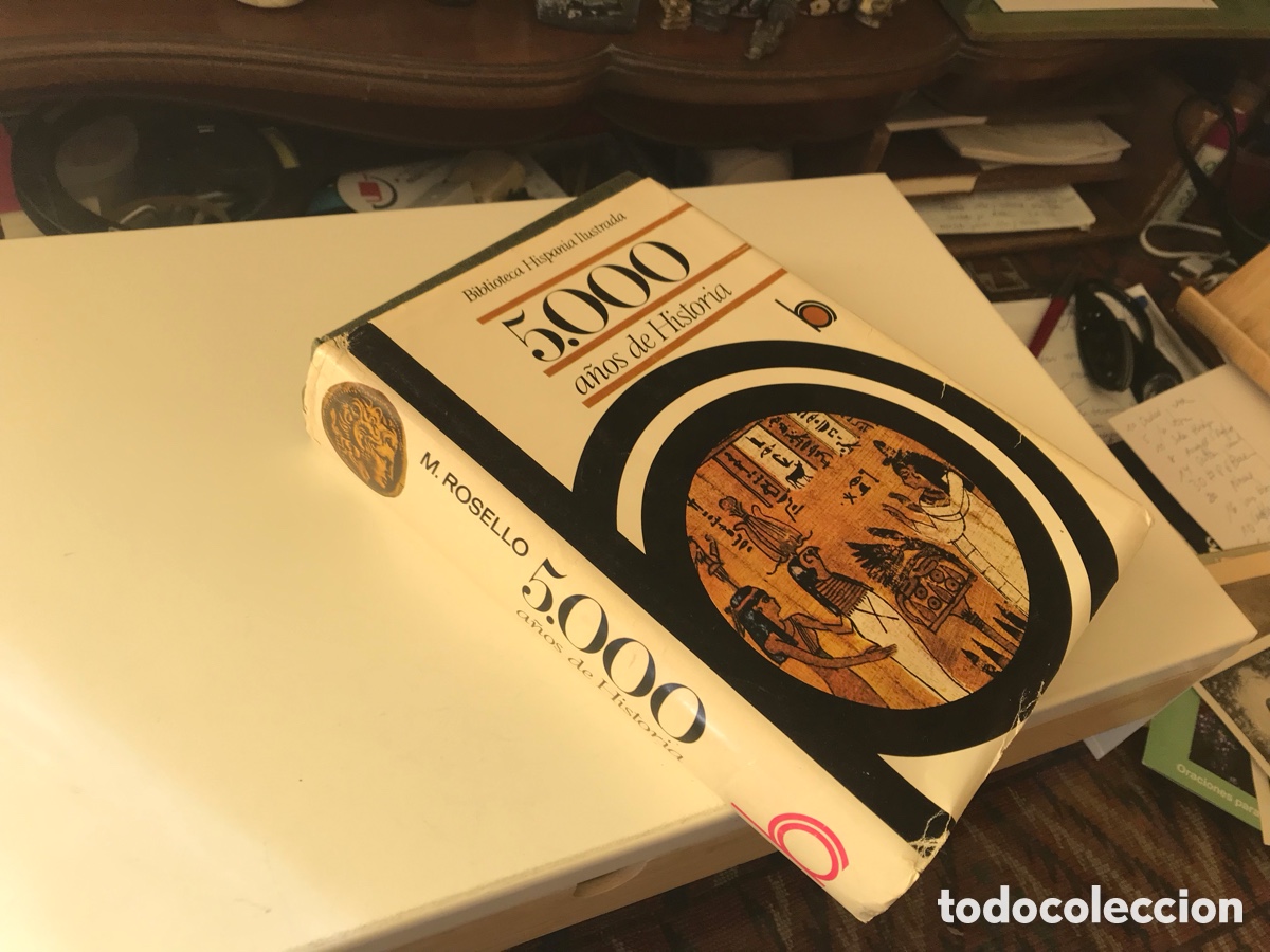 Libros de segunda mano: 5000 a&ntilde;os de Historia. M. Rosello. Biblioteca Hispania Ilustrada