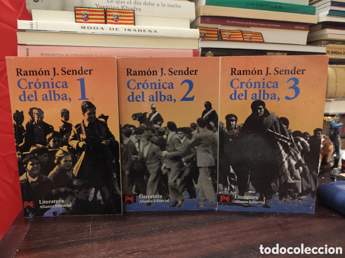 Libros de segunda mano: Cr&oacute;nica del Alba - Ram&oacute;n J. Sender - OBRA COMPLETA 1 2 3 - Literatura Alianza Editorial