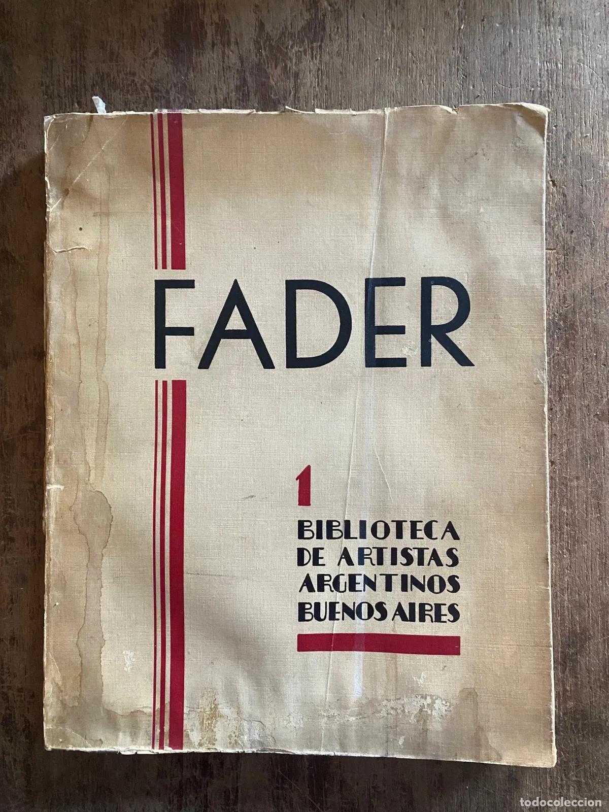 Libros de segunda mano: FADER - Foto 1