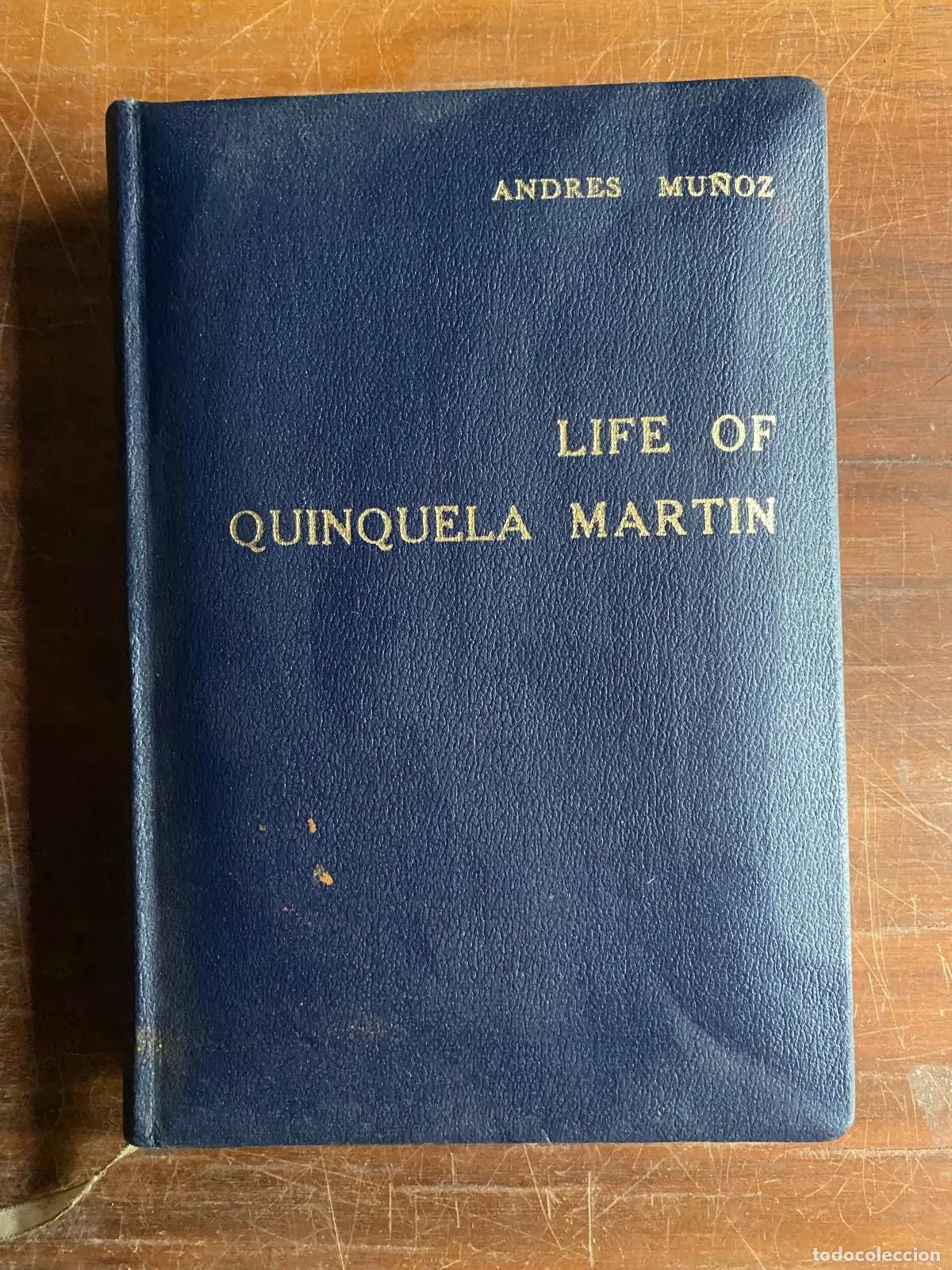 Libros de segunda mano: Andres Mu�oz - Life of Quinquela Martin Firmado y dedicado