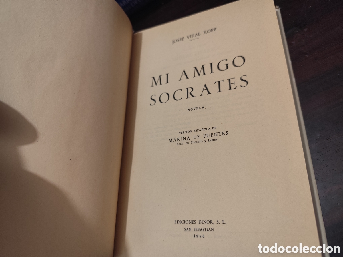Libros de segunda mano: MI AMIGO SOCRATES - JOSEF VITAL KOPP 1958 - Foto 8