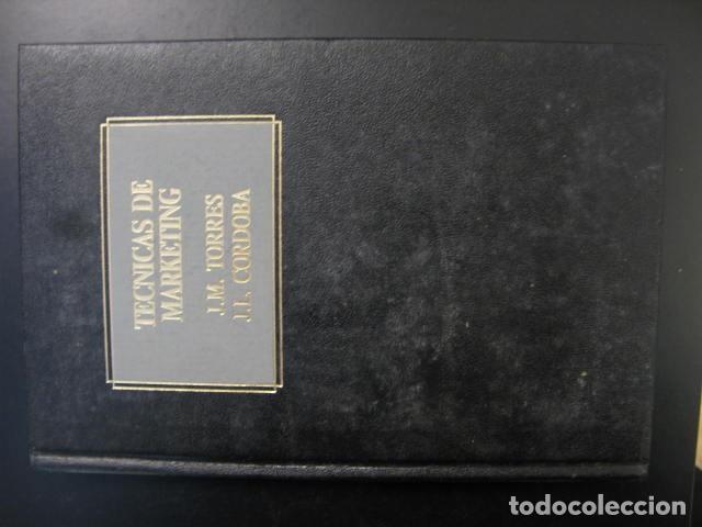 Libros de segunda mano: T&Eacute;CNICAS DE MARKETING. J.M. TORRES.