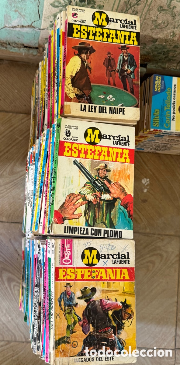 Libros de segunda mano: Lote 130 libros de Marcial Lafuente Estefan&iacute;a