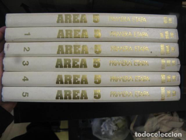 Libros de segunda mano: ENCICLOPEDIA - AREA 5 - OBRA COMPLETA - 6 TOMOS - PRIMERA ETAPA E.G.B. - ED.TIMUN - 1975(ILUST)