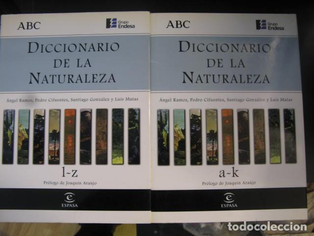 Libros de segunda mano: DICCIONARIO DE LA NATURALEZA ESPASA 2 TOMOS ( OBRA COMPLETA )