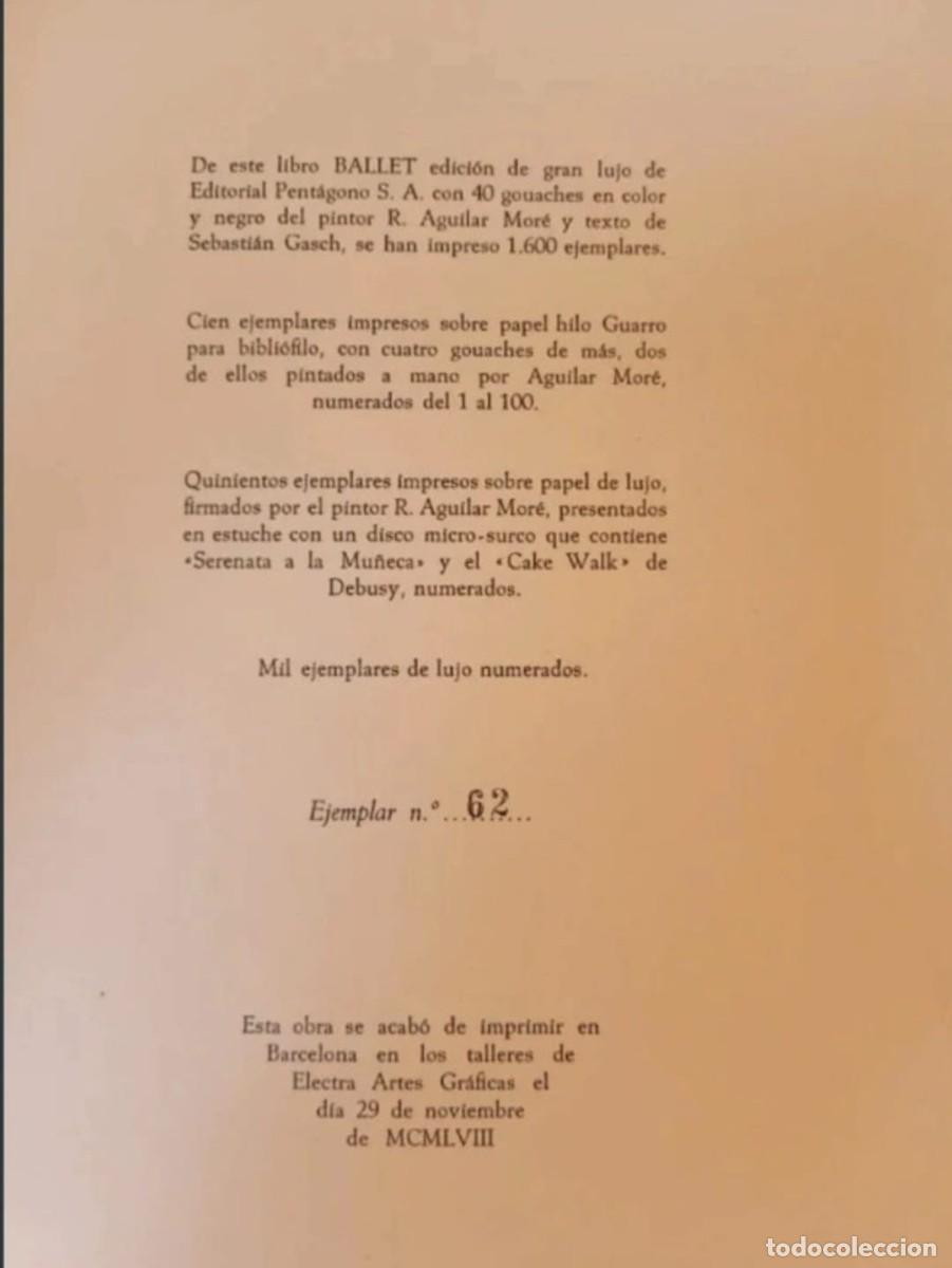 Libros de segunda mano: Libro sobre ballet, con l&aacute;minas extra&iacute;bles. Edici&oacute;n limitada. Balet. - Foto 17
