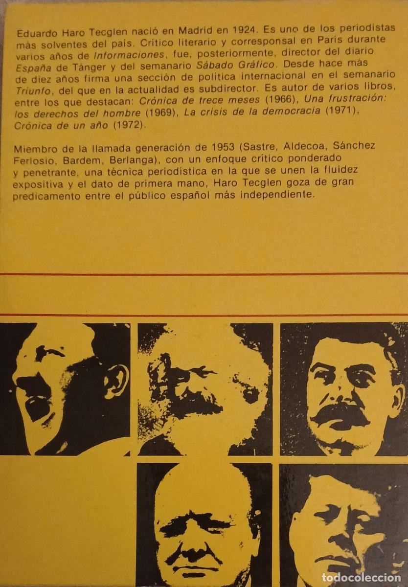 Libros de segunda mano: Diccionario pol&iacute;tico - Eduardo Haro Tecglen - Foto 2