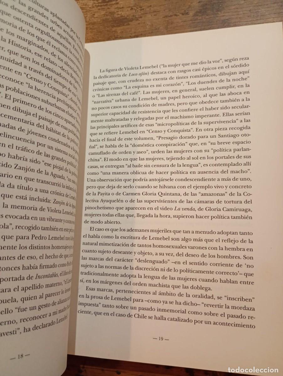 Libros de segunda mano: Poco hombre, Pedro Lemebel &iexcl;PRIMERA EDICI&Oacute;N! - Foto 6