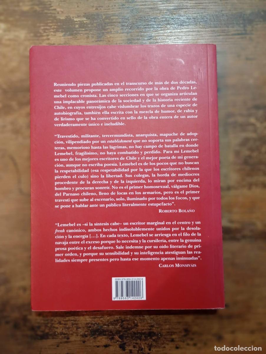 Libros de segunda mano: Poco hombre, Pedro Lemebel &iexcl;PRIMERA EDICI&Oacute;N! - Foto 8
