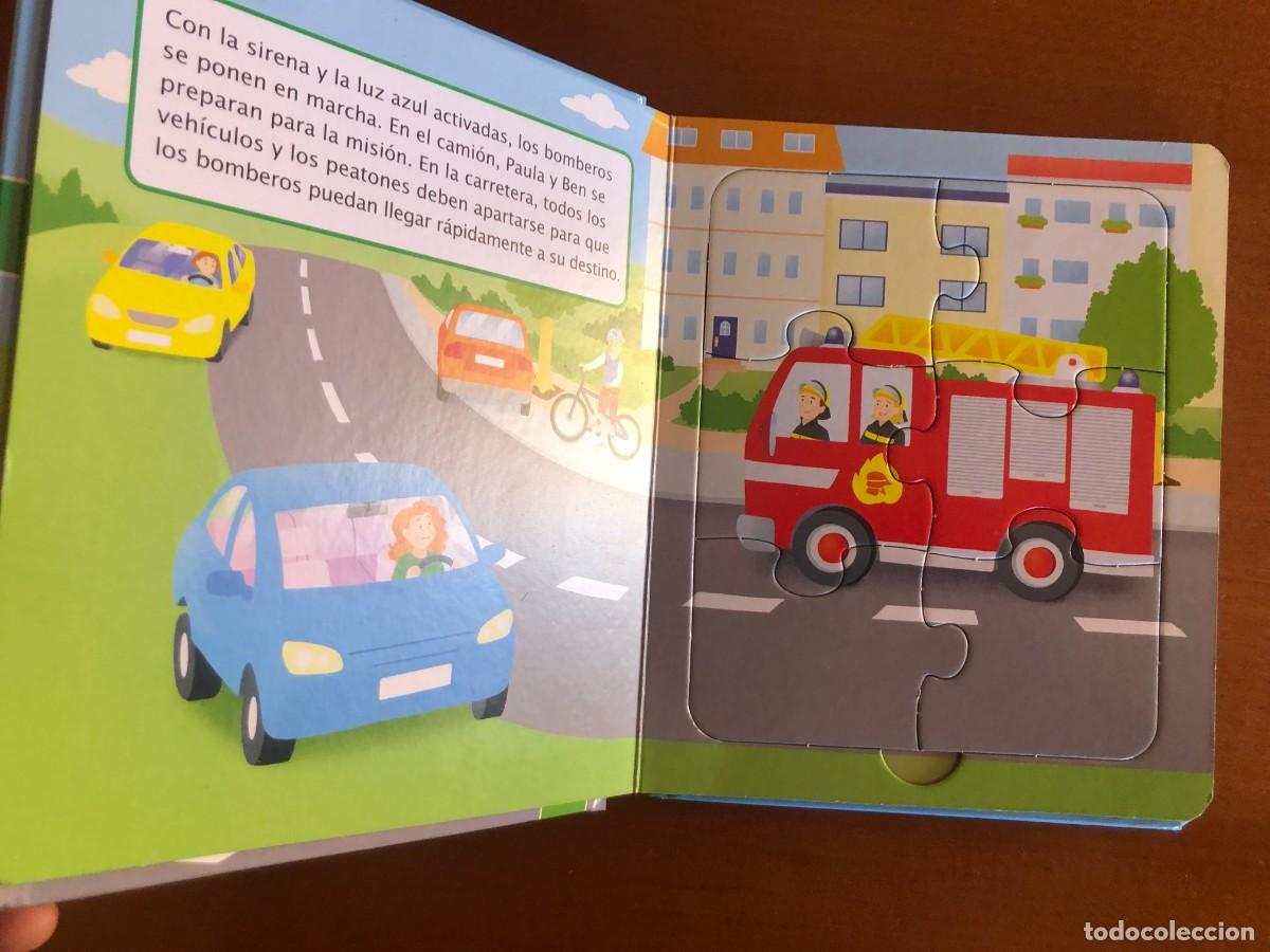 Libros de segunda mano: Libro puzle bomberos - Foto 4