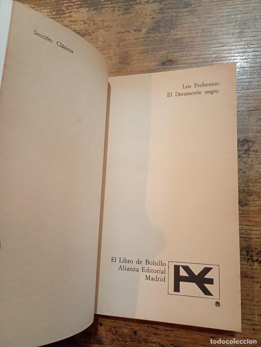 Libros de segunda mano: El Decameron, Leo Frobenius. - Foto 2