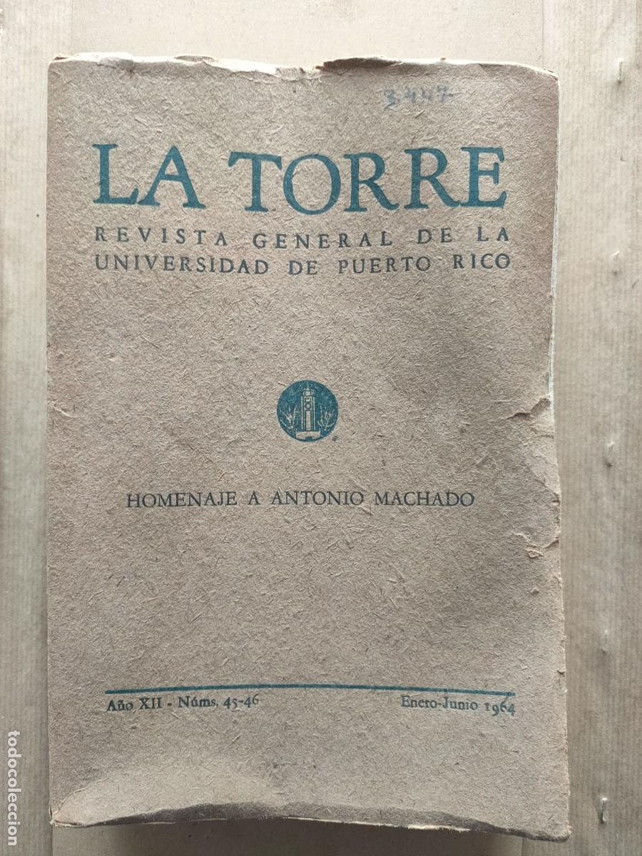 Libros de segunda mano: La Torre revista homenaje a Antonio Machado