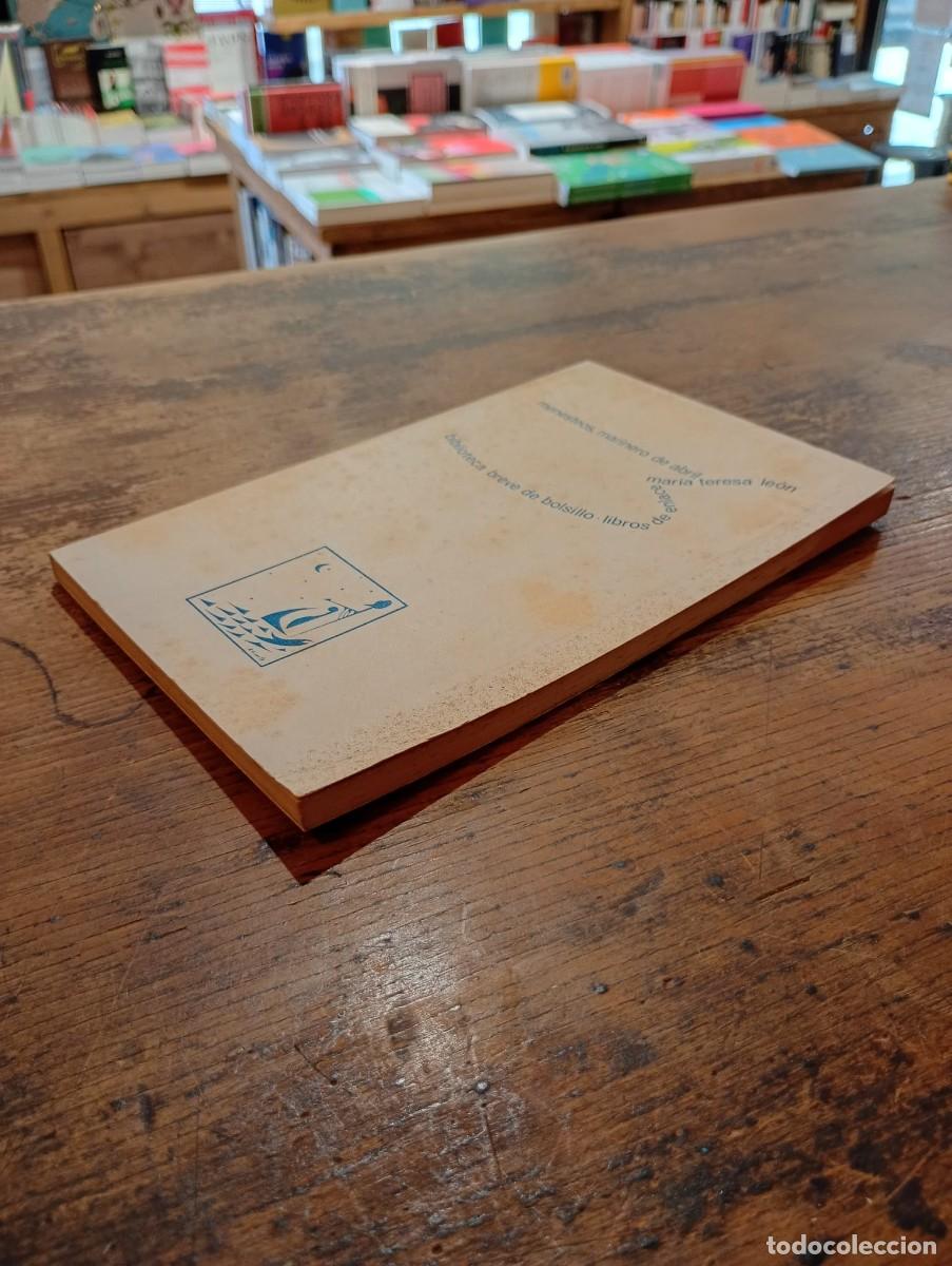 Libros de segunda mano: Menesteos, marinero de abril; M. T. Le&oacute;n - Foto 5