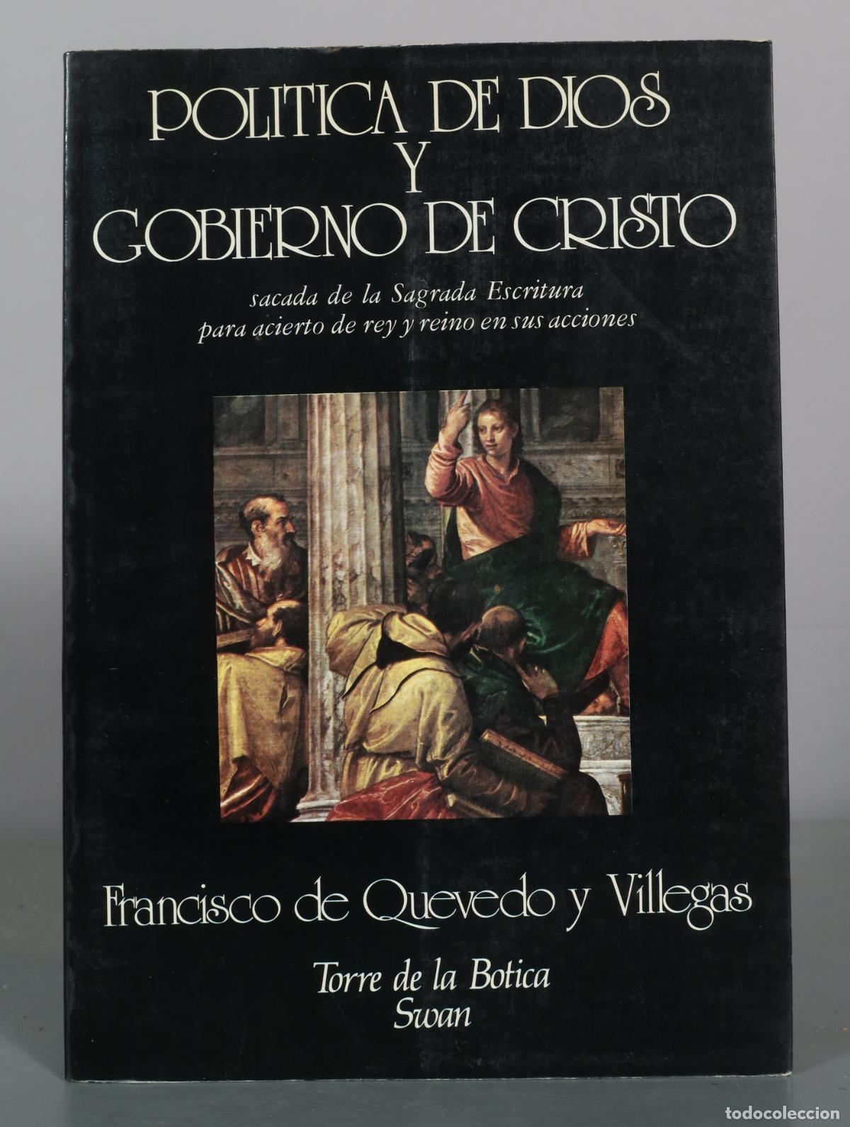 Libros de segunda mano: Politica de Dios y Gobierno de Cristo - Francisco de Quevedo y Villegas - Swan