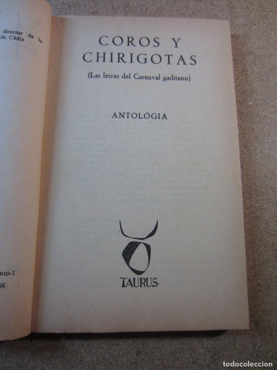 Libros de segunda mano: Coros y chirigotas. El Carnaval en C&aacute;diz (1966 Ramon Solis) - Foto 13