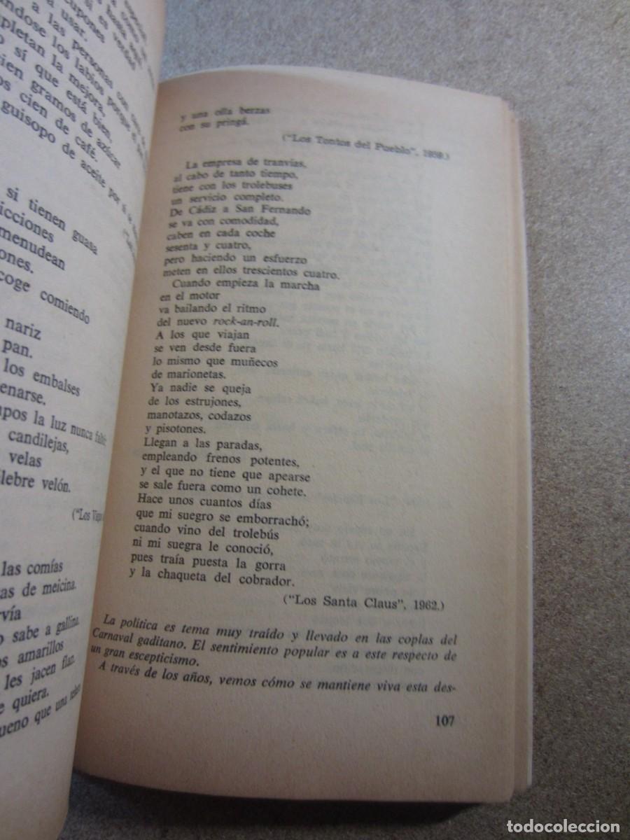 Libros de segunda mano: Coros y chirigotas. El Carnaval en C&aacute;diz (1966 Ramon Solis) - Foto 17