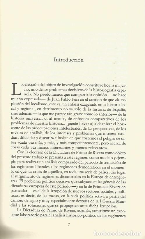 Libros de segunda mano: EL R&Eacute;GIMEN DE PRIMO DE RIVERA - JOS&Eacute; LUIS G&Oacute;MEZ NAVARRO - Foto 3