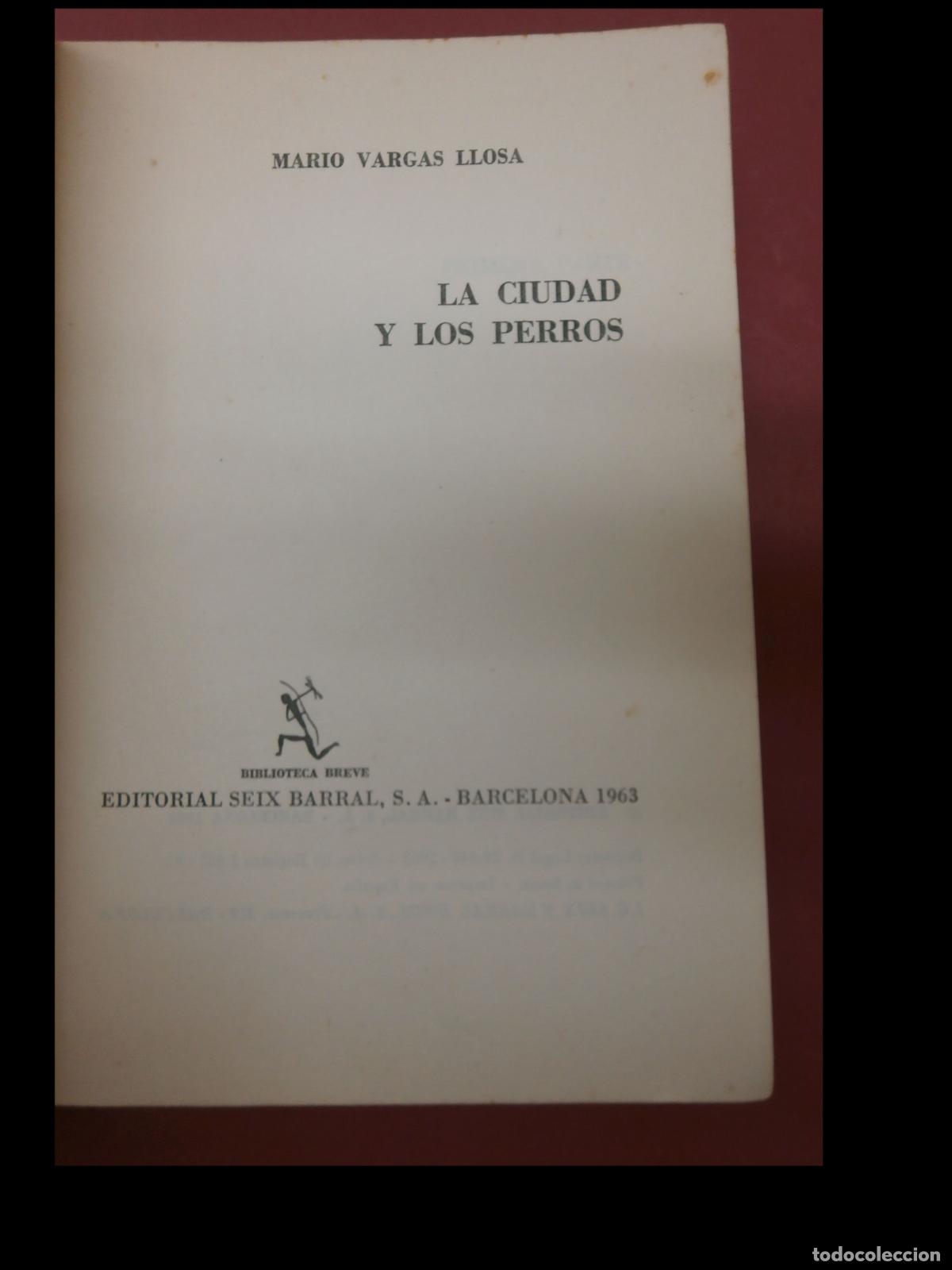 Libros de segunda mano: La Ciudad y los Perros. Mario Vargas LLosa - Foto 3