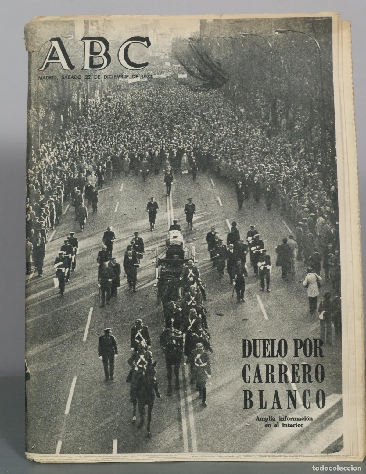 Libros de segunda mano: ABC - Duelo por Carrero Blanco - Foto 1