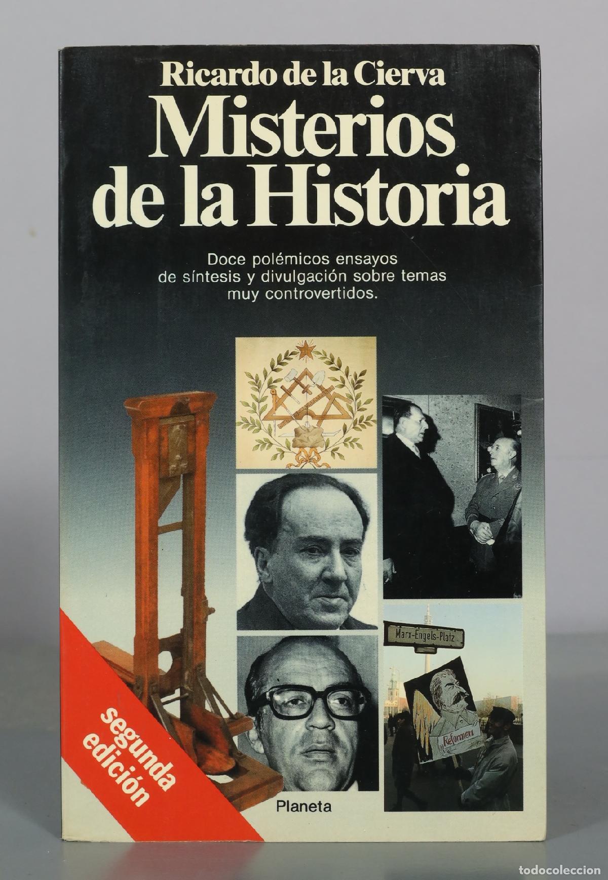 Libros de segunda mano: Misterios de la Historia - Ricardo de la Cierva - Editorial Planeta - Foto 1