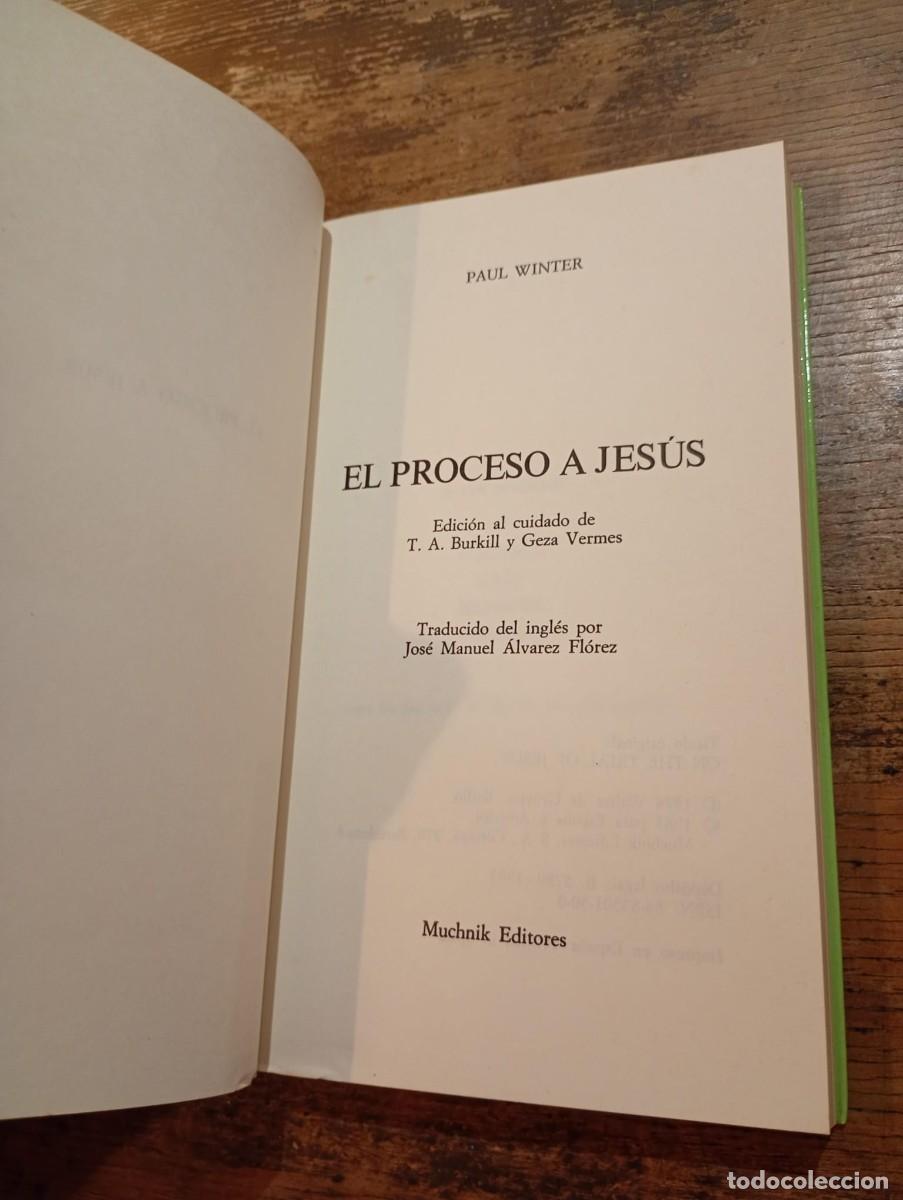 Libros de segunda mano: El Proceso a Jes&uacute;s, Paul Winter. - Foto 2