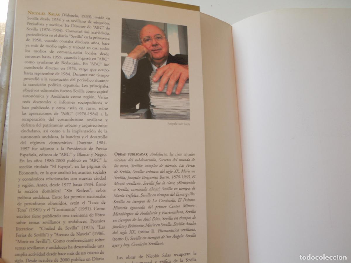 Libros de segunda mano: SEVILLA 1905- NICOLAS SALAS - ALMUZARA 2005 - Foto 11