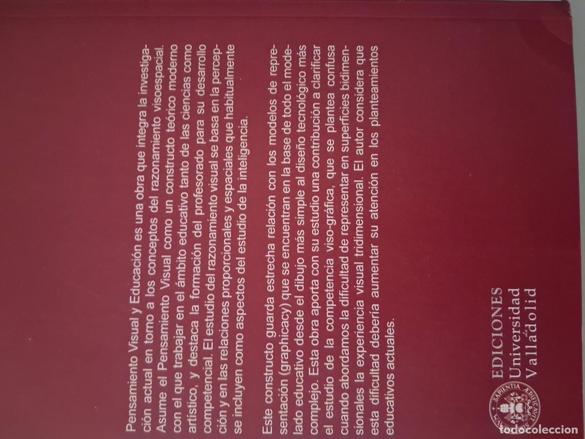 Libros de segunda mano: PENSAMIENTO VISUAL Y EDUCACI&Oacute;N - URCHEGUI BOCOS, PEDRO, - Foto 3