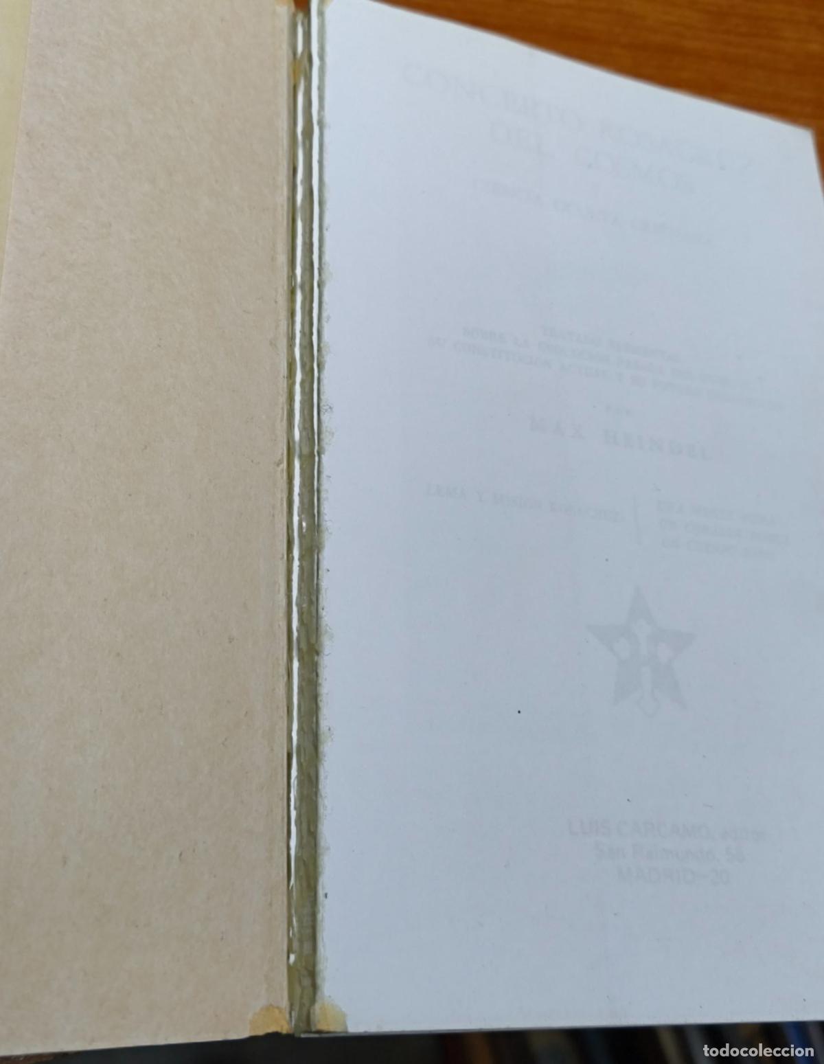 Libros de segunda mano: Concepto Rosacruz del Cosmos - Max Heindel - Luis C&aacute;rcamo - Foto 2