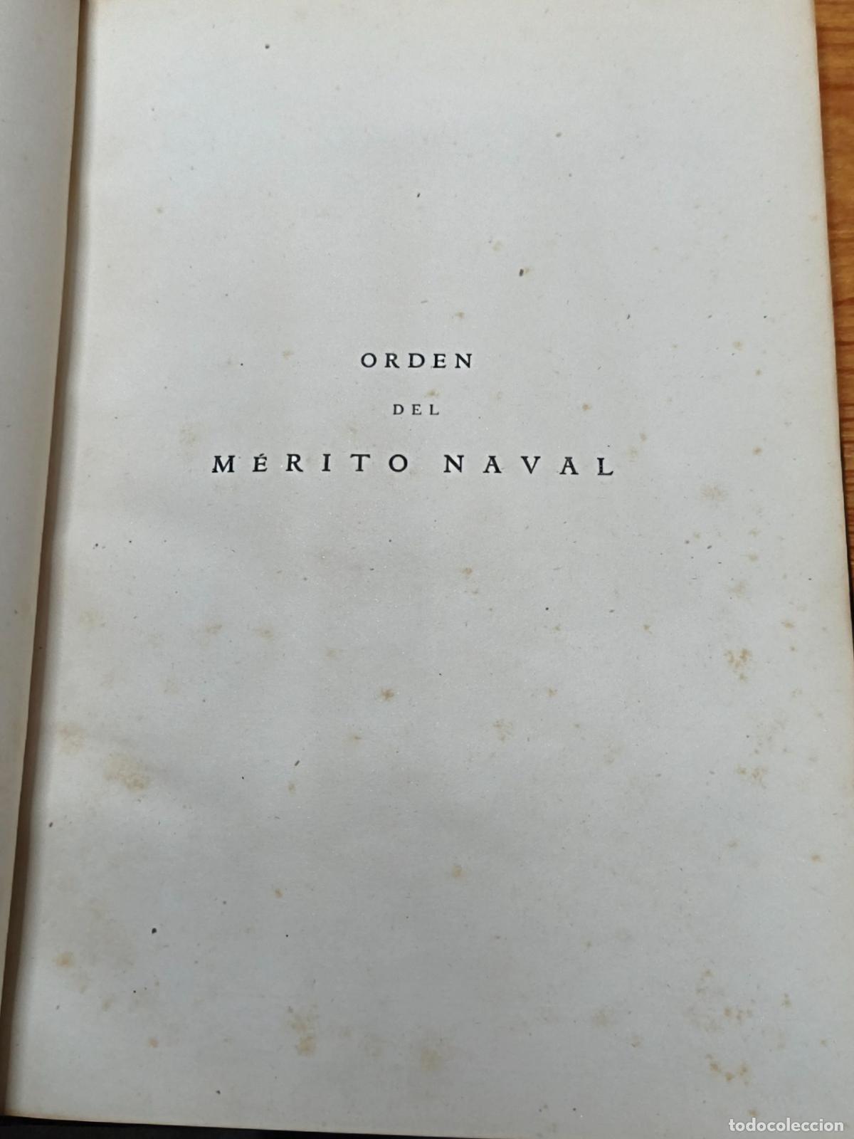 Libros de segunda mano: Orden del M&eacute;rito Naval - Foto 2