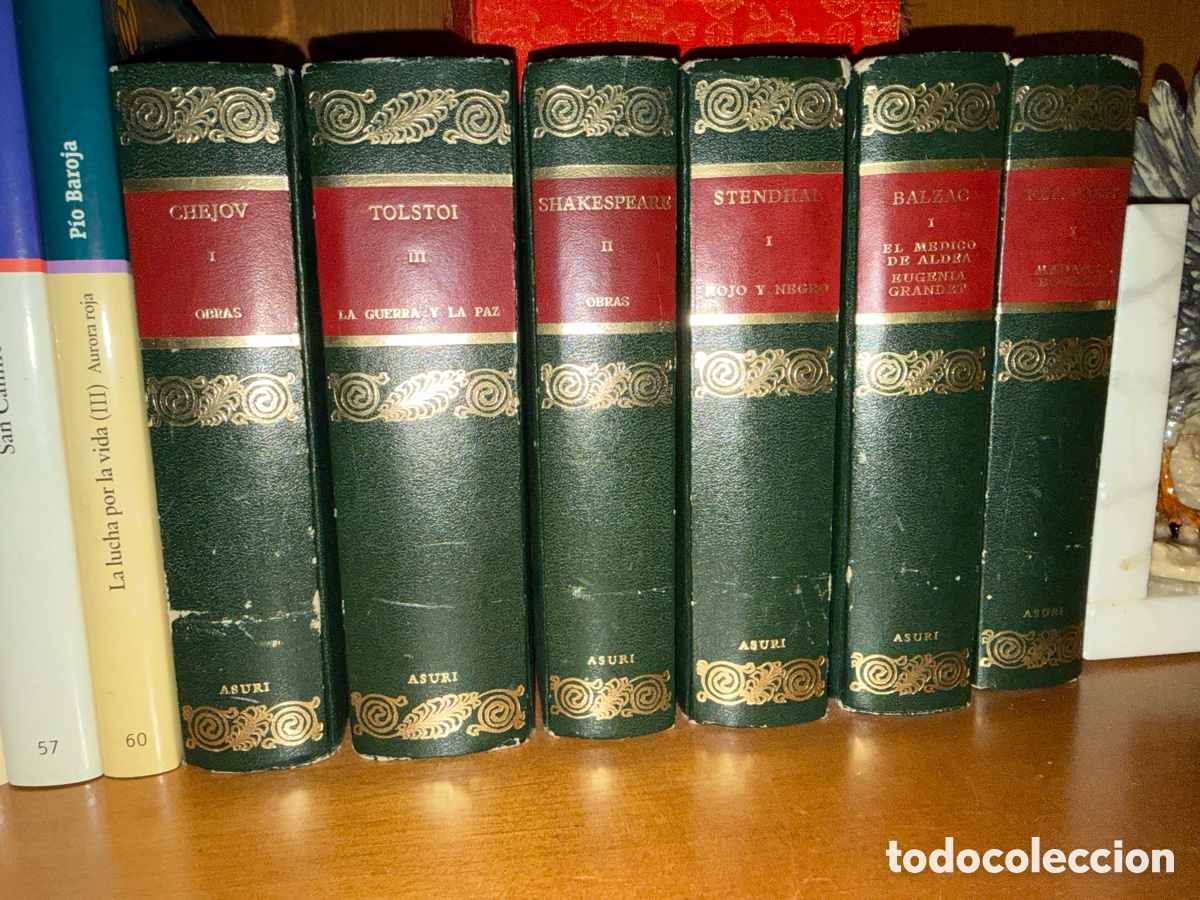 Libros de segunda mano: Colecci&oacute;n de libros cl&aacute;sicos ASURI encuadernados - Foto 3