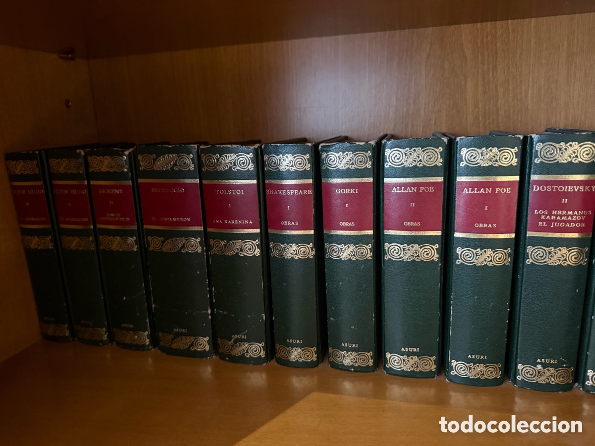 Libros de segunda mano: Colecci&oacute;n de libros cl&aacute;sicos ASURI encuadernados - Foto 4