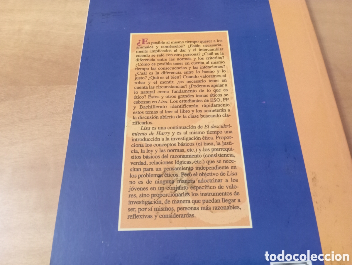 Libros de segunda mano: LISA de MATTHEW LIPMAN - Foto 3