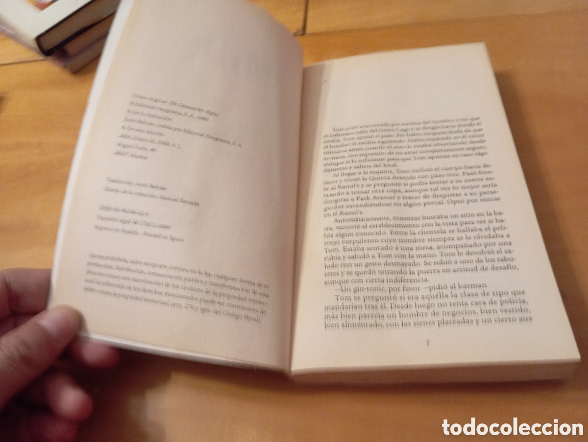 Libros de segunda mano: EL TALENTO DE MR. RIPLEY de PATRICIA HIGHSMITH - Foto 5