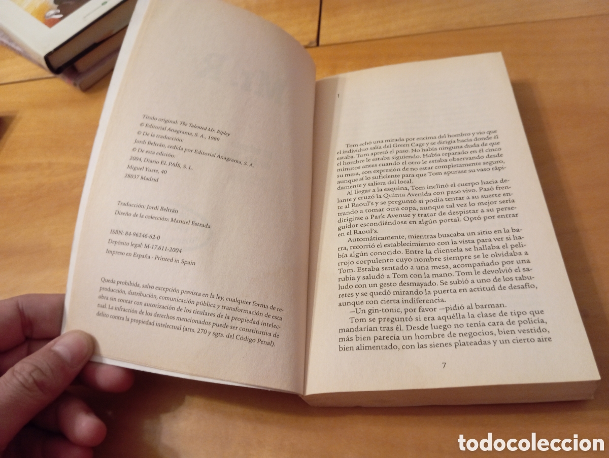 Libros de segunda mano: EL TALENTO DE MR. RIPLEY de PATRICIA HIGHSMITH - Foto 6