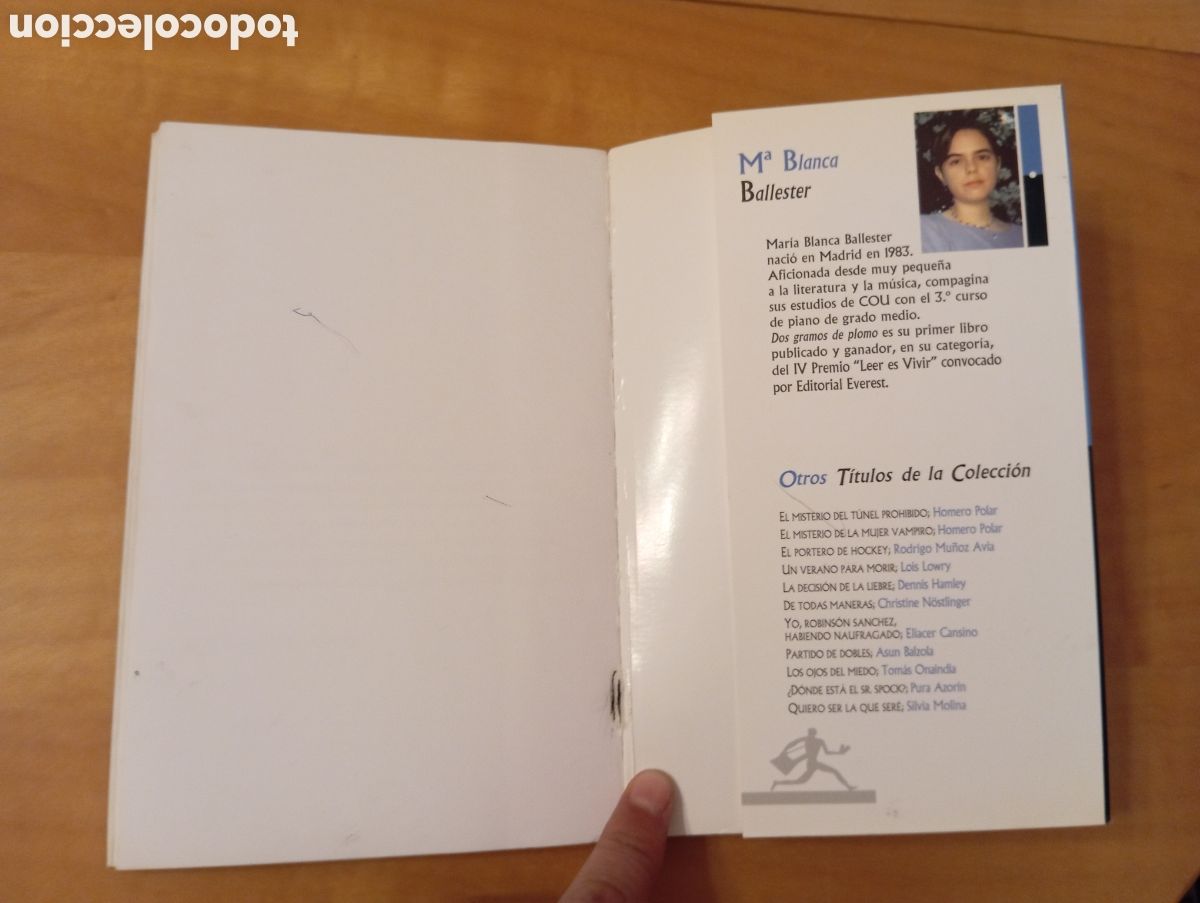 Libros de segunda mano: DOS GRAMOS DE PLOMO &mdash; MAR&Iacute;A BLANCA BALLESTER - Foto 6