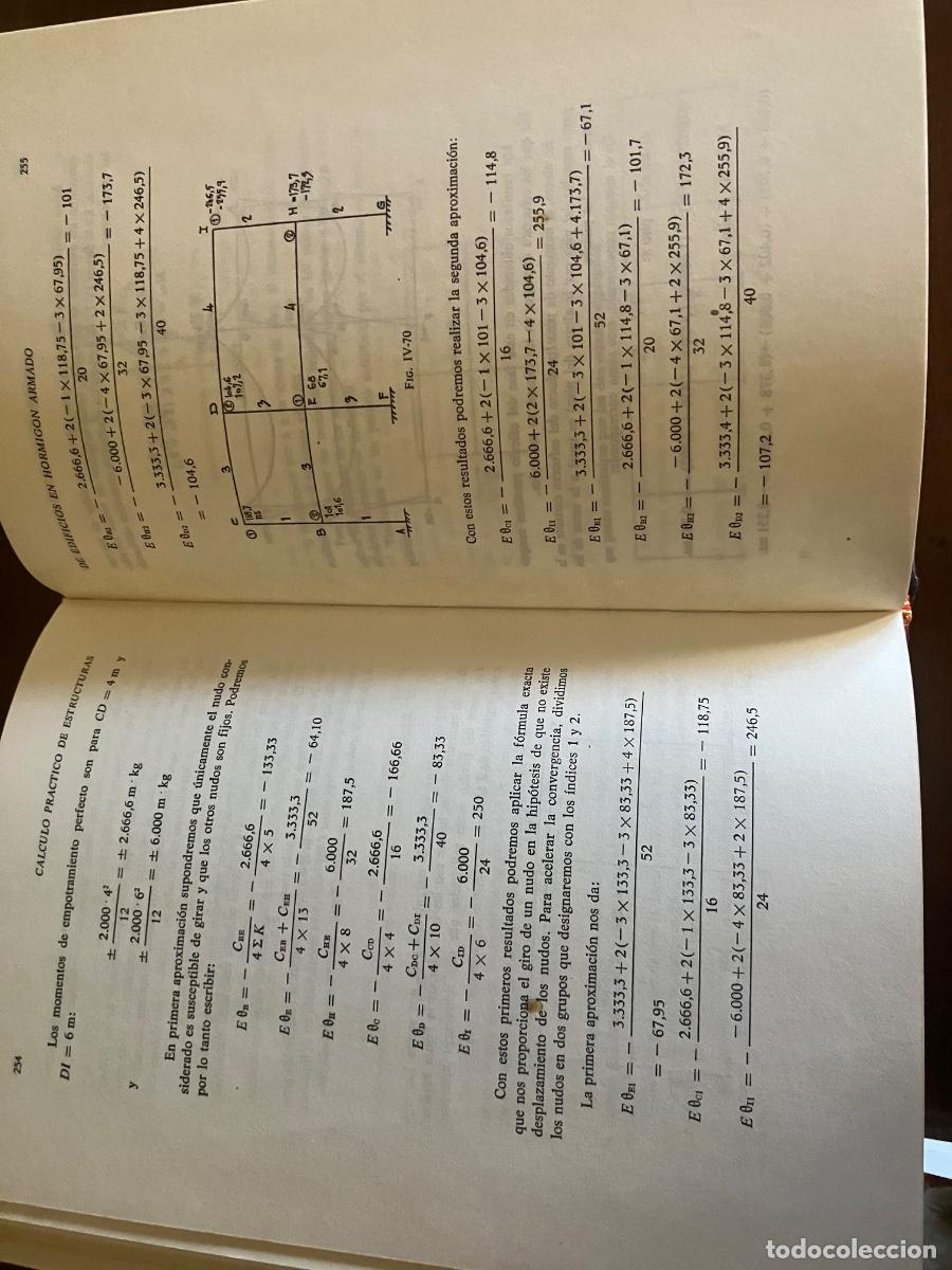 Libros de segunda mano: CALCULO PRACTICO DE ESTRUCTURAS DE EDIFICIOS EN HORMIGON ARMADO .ALBERT FUENTES. ARQUITECTURA - Foto 2
