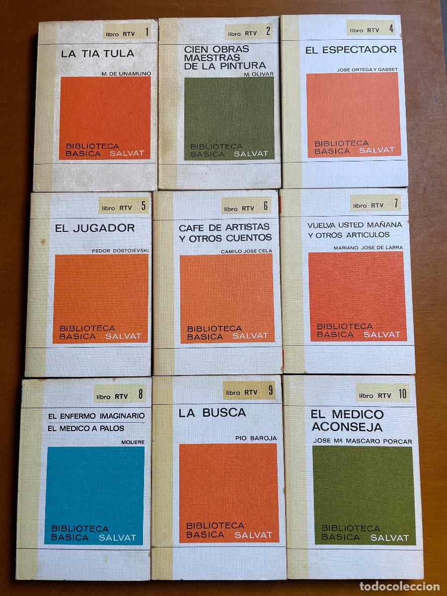 Libros de segunda mano: Bilbioteca B&aacute;sica Salvat A&ntilde;os 60 (88 n&uacute;meros) - Foto 2