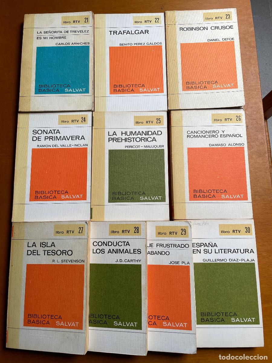 Libros de segunda mano: Bilbioteca B&aacute;sica Salvat A&ntilde;os 60 (88 n&uacute;meros) - Foto 4